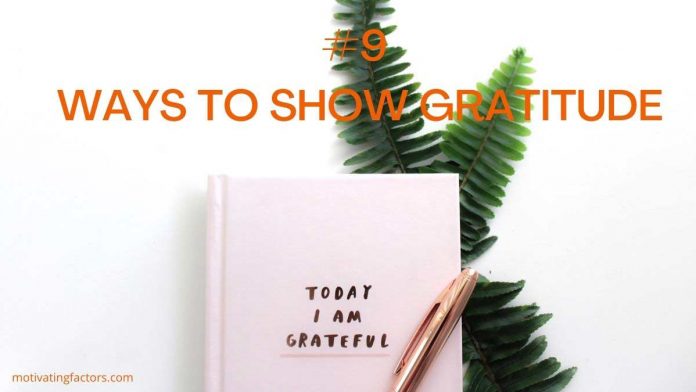 ways to show gratitude