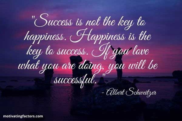 quotes on key to success