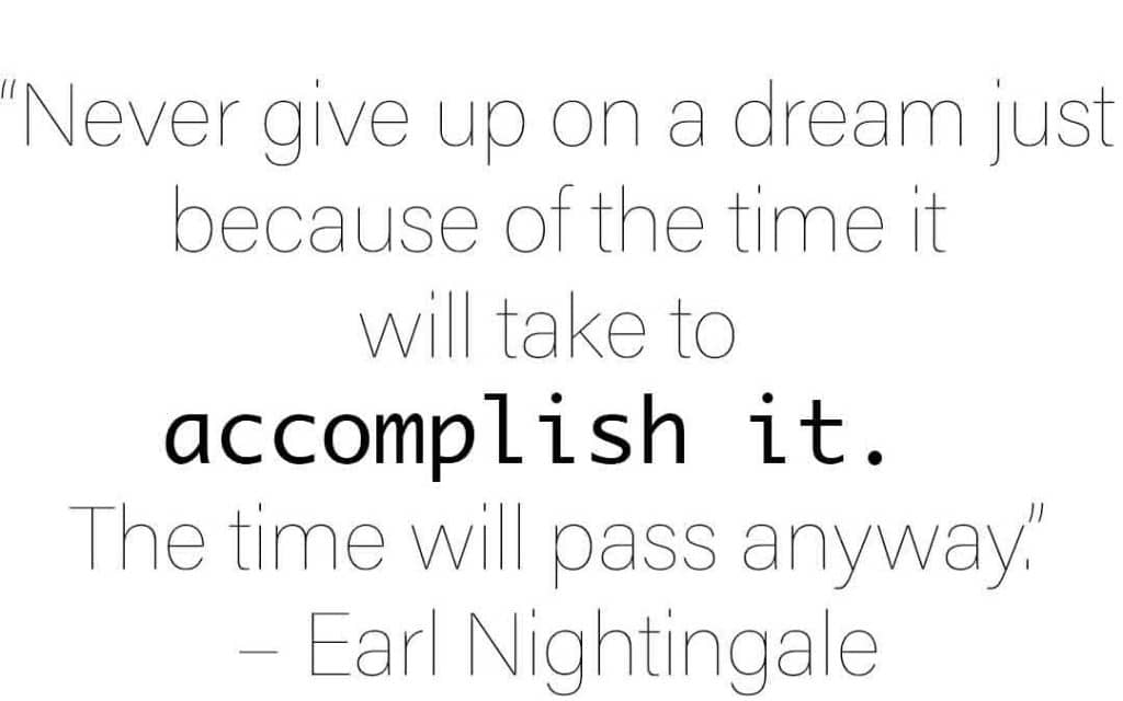 accomplish time will pass